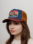 Бейсболка FWS арт. 7761166 TRUCKER CAP POMONA RACEWAY (бордовый / синий)